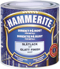 Hammarlack Slät Vit 250 ml Hammerite